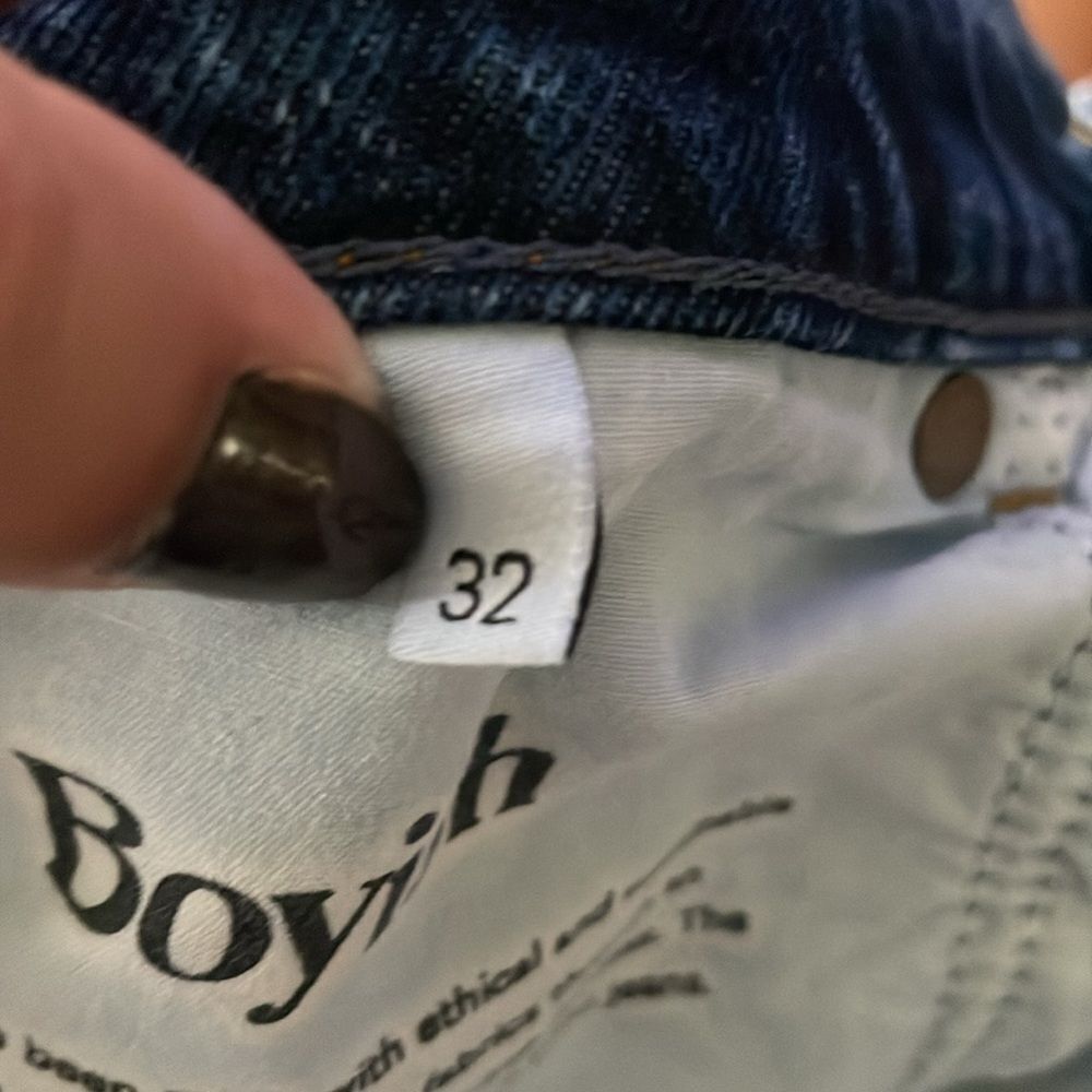 Boyish The Toby Relaxed Tapered Authentic Rigid Jeans Krush Groove Sz 32 - Picture 10 of 15